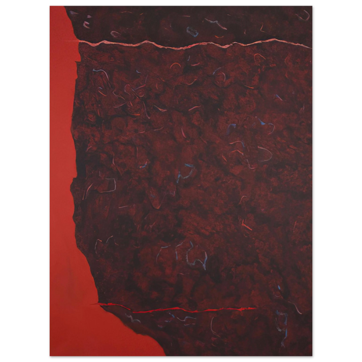 Theodoros Stamos - Edge of Burning Brush - 1986 75x100 cm / 30x40inches Fine Art Poster