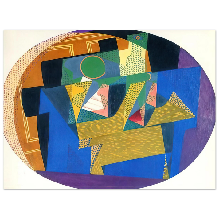 Juan Gris - FRUIT BOWL WITH BOTTLE 75x100 cm / 30x40inches Fine Art Poster