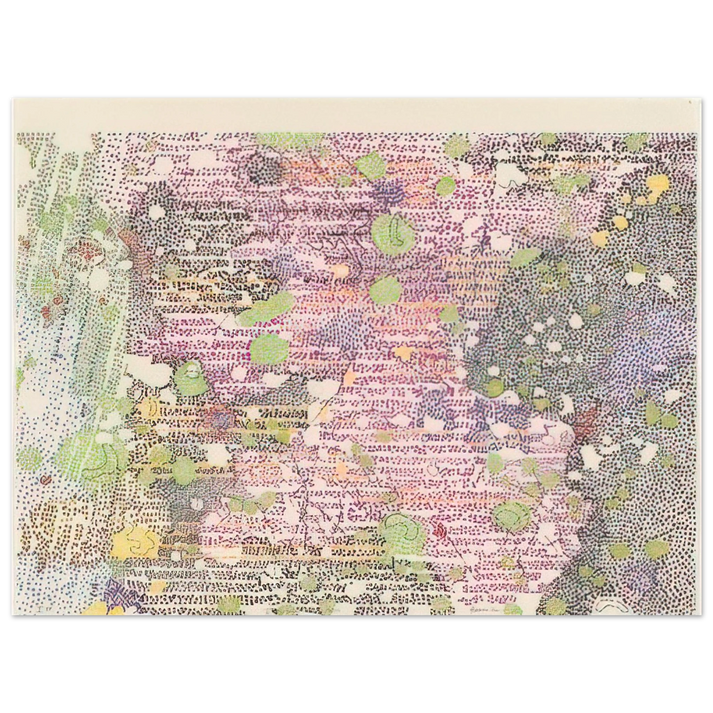 Nancy Graves - I PART OF SABINE D REGION SOUTHWEST MARE TRANQUILITATIS FROM LITHOGRAPHS BASED ON GEOLOGIC MAPS 1972 75x100 cm / 30x40inches Fine Art Poster