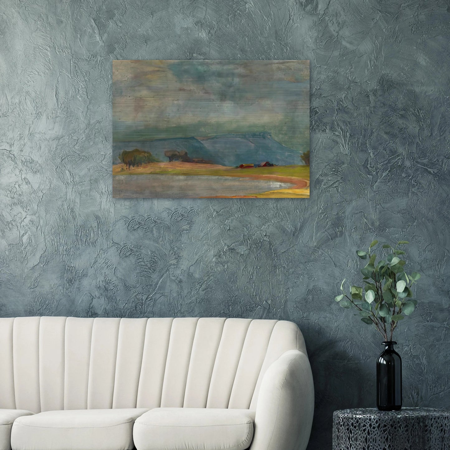 Dodge Ranch - Tonalism - Xavier Martinez Brushed Aluminum Print - 70x100 cm / 28x40 inches | Xavier Martinez Aluminum Print | Xavier Martinez Prints