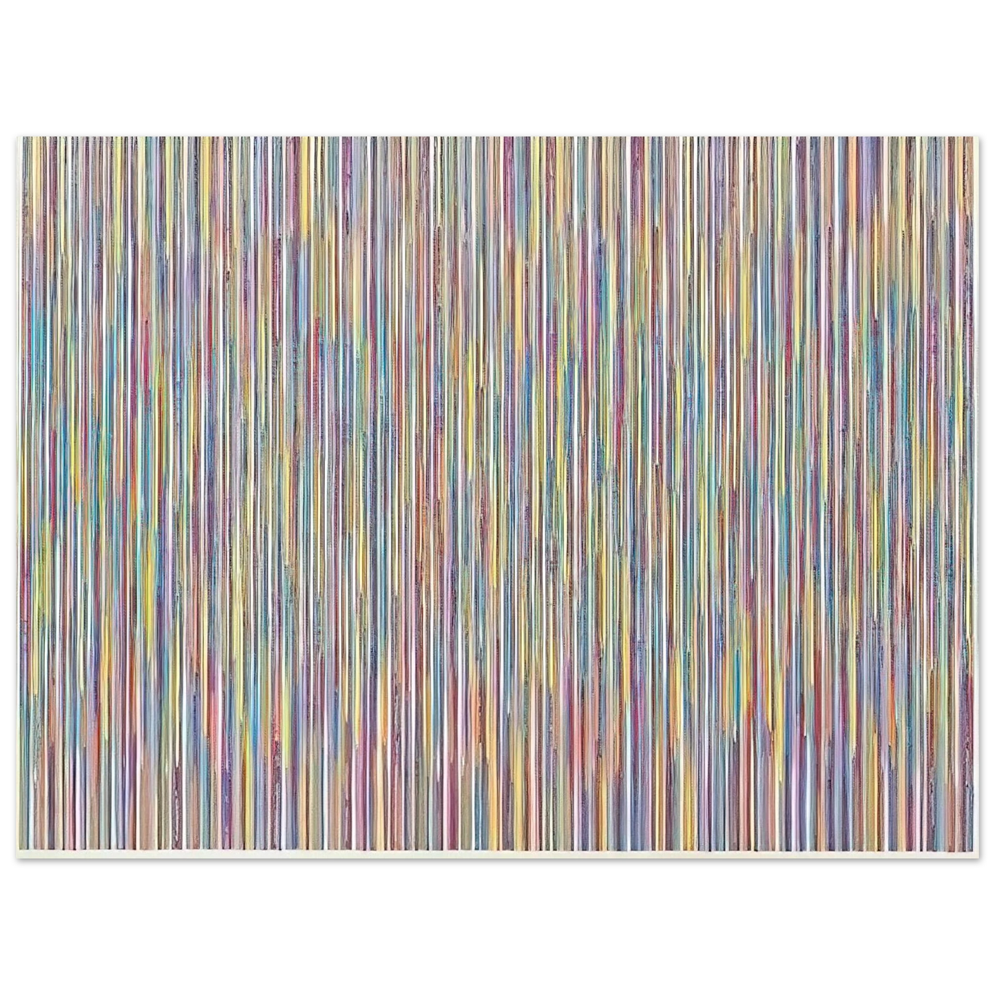 Gene Davis - Monet's Garden - 1980 75x100 cm / 30x40inches Fine Art Poster