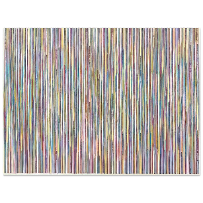 Gene Davis - Monet's Garden - 1980 75x100 cm / 30x40inches Fine Art Poster