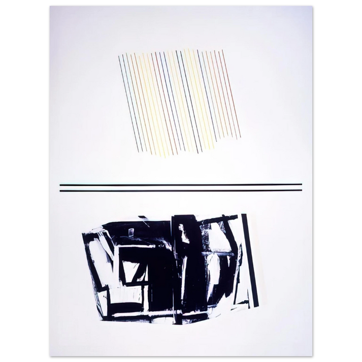Ronnie Landfield - Mother Of All Paintings - 1990 75x100 cm / 30x40inches Fine Art Poster
