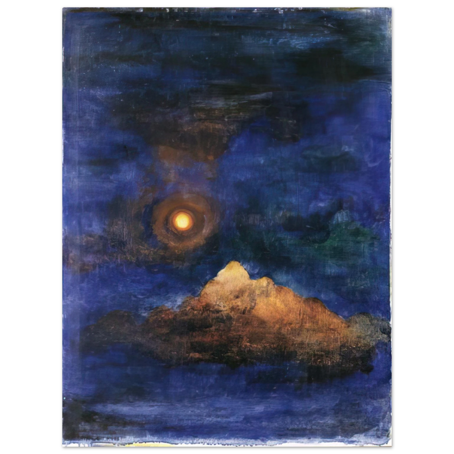 Julius Bissier - Concepimento nel cosmo - 1920 75x100 cm / 30x40inches Fine Art Poster