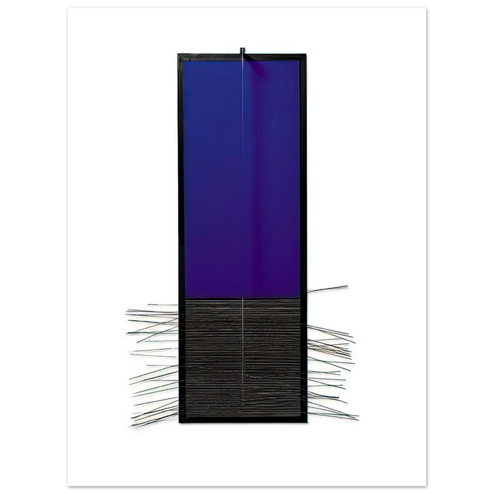 Jesus Rafael Soto - BLEU VERTICAL 75x100 cm / 30x40inches Fine Art Poster