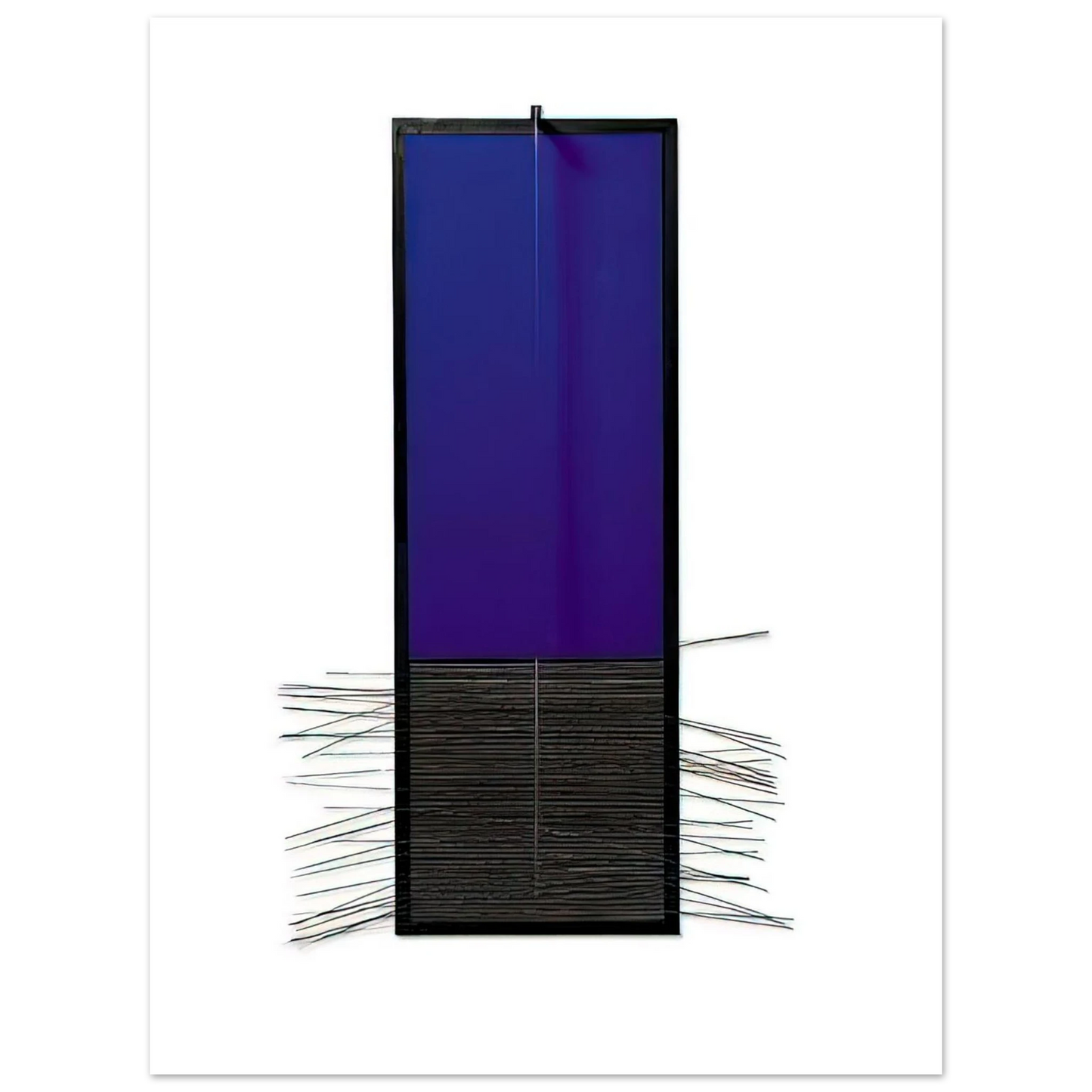 Jesus Rafael Soto - BLEU VERTICAL 75x100 cm / 30x40inches Fine Art Poster