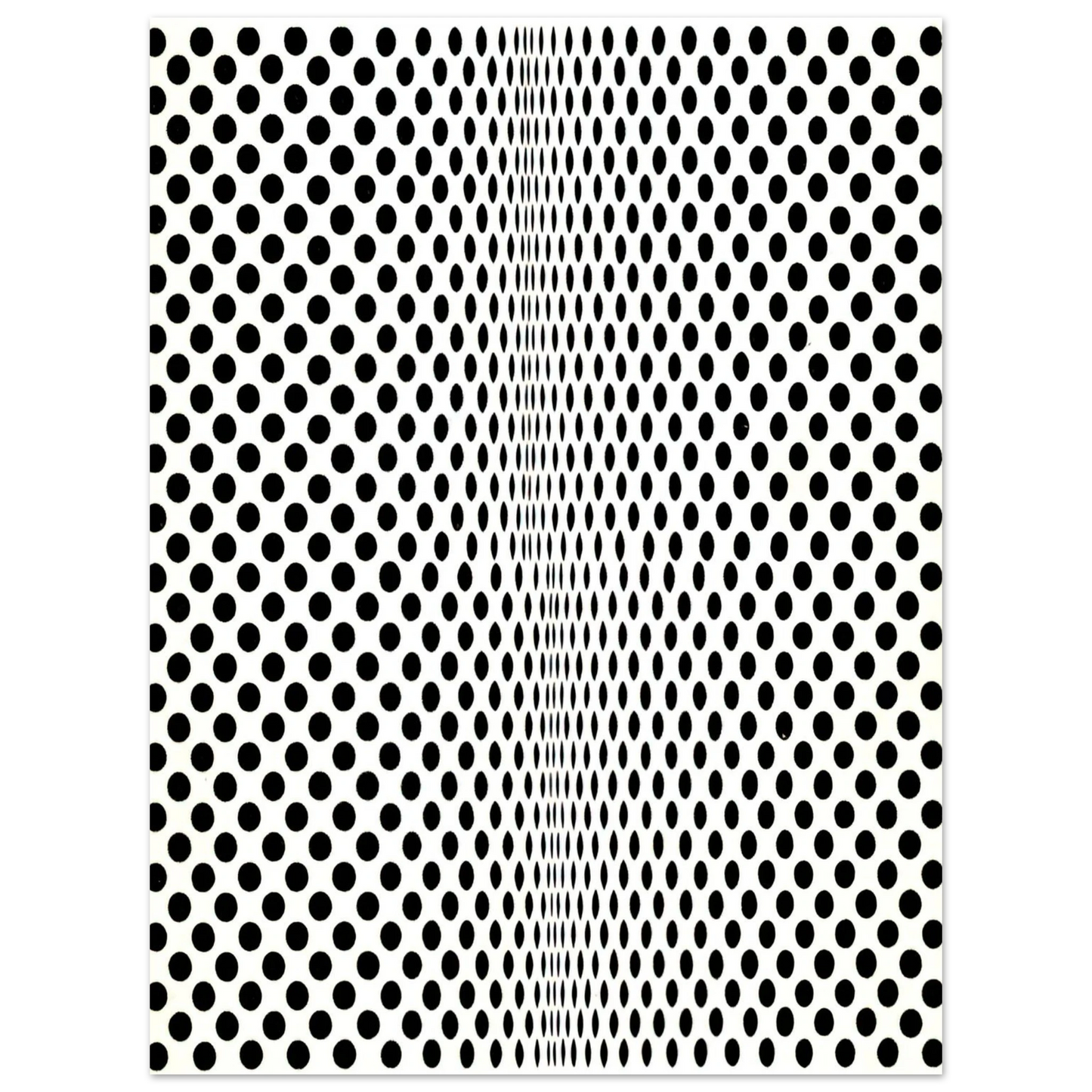 Bridget Riley - FISSION 1963 75x100 cm / 30x40inches Fine Art Poster