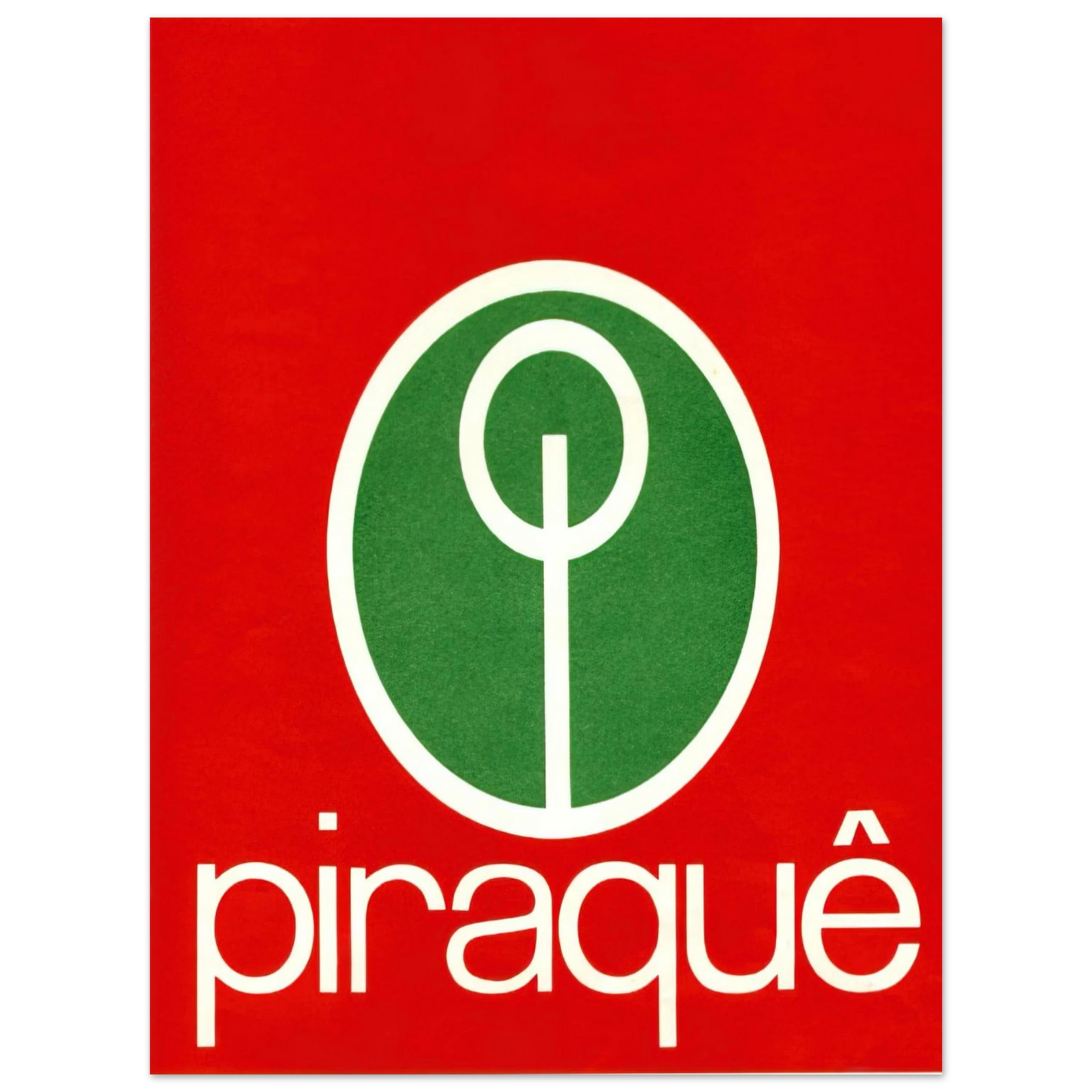Lygia Pape - Logo Piraquê - 1970 75x100 cm / 30x40inches Fine Art Poster