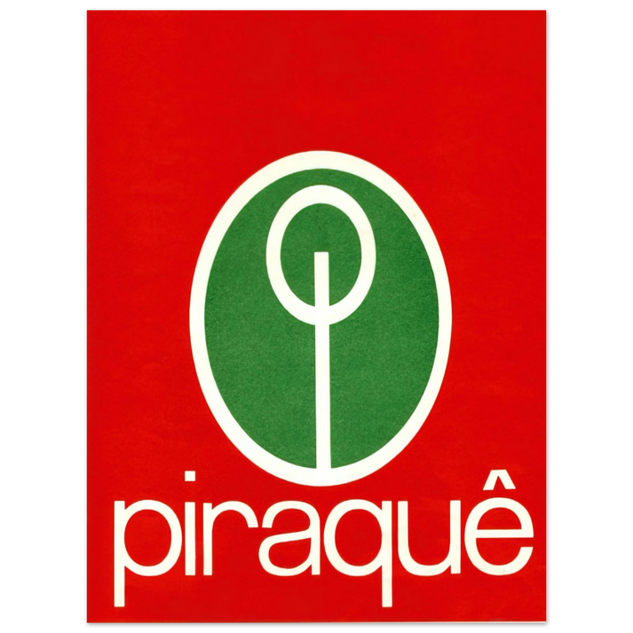 Lygia Pape - Logo Piraquê - 1970 75x100 cm / 30x40inches Fine Art Poster