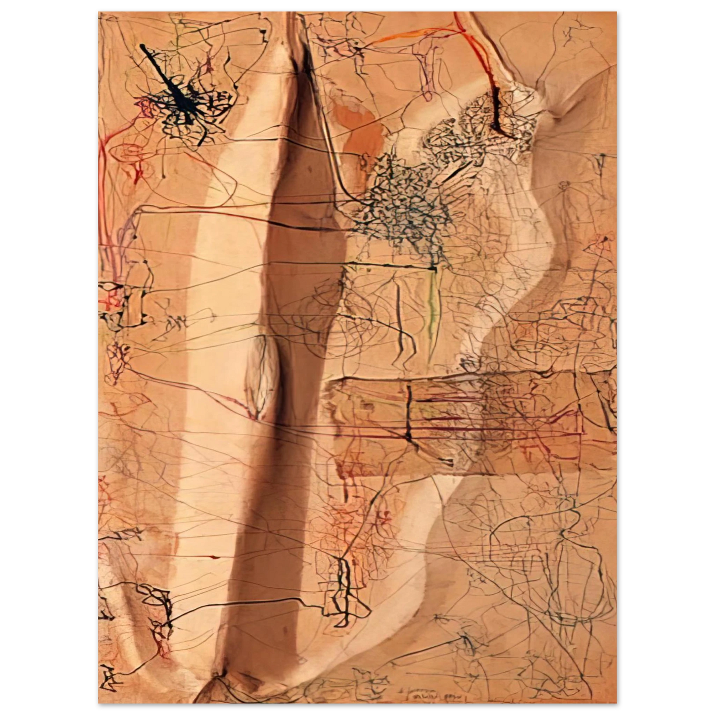 Mira Schendel - Untitled - 1964 75x100 cm / 30x40inches Fine Art Poster