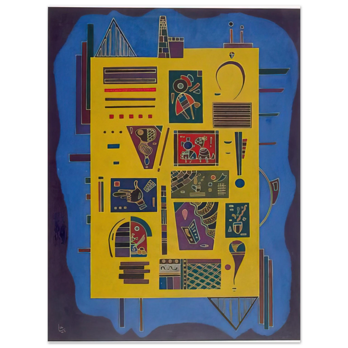 Wassily Kandinsky - CONGLOMERAT 1943 75x100 cm / 30x40inches Fine Art Poster