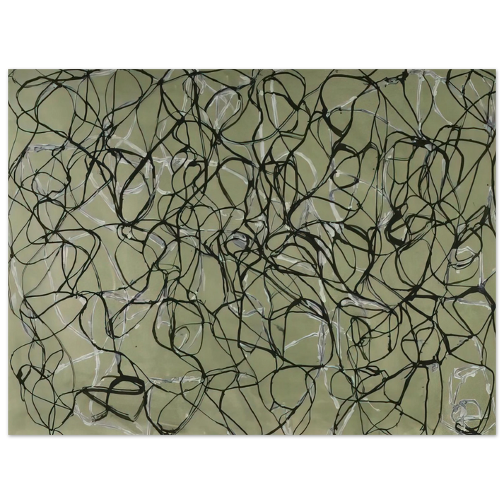 Brice Marden - Bridge Study - 1991 75x100 cm / 30x40inches Fine Art Poster