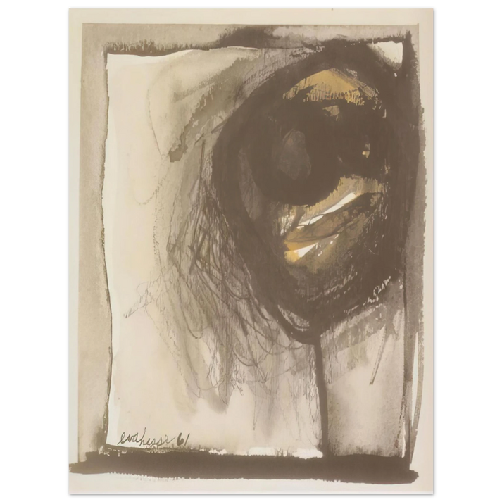 Eva Hesse - UNTITLED 1961 75x100 cm / 30x40inches Fine Art Poster