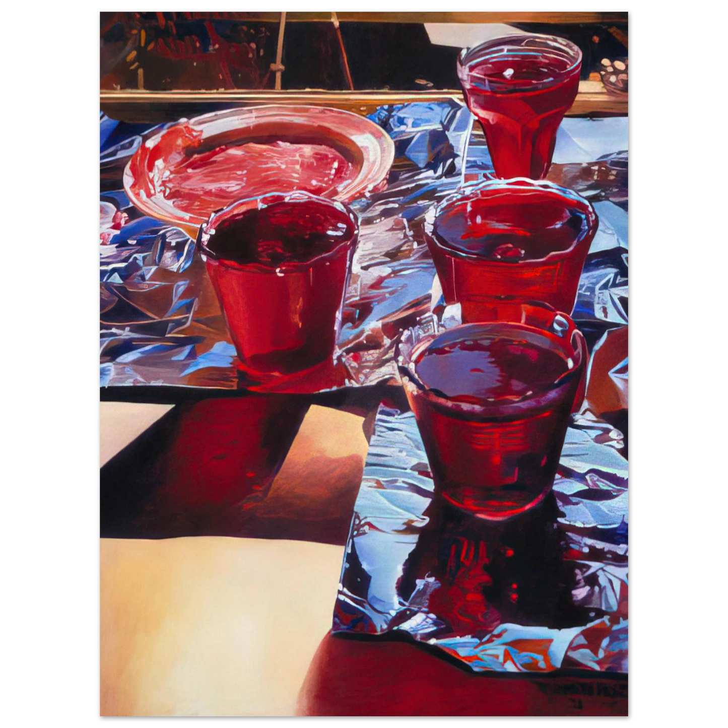 Mary Pratt - Red Currant Jelly - 1972 75x100 cm / 30x40inches Fine Art Poster