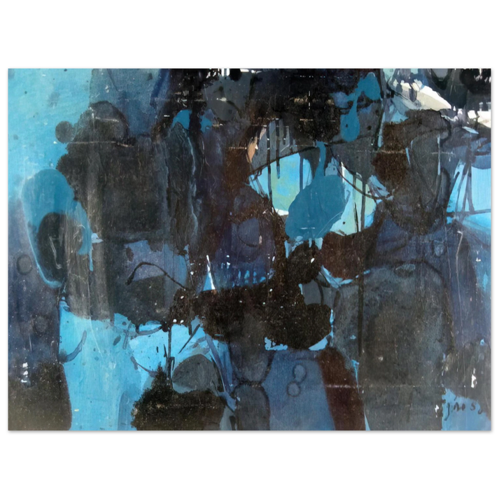 Jiro Yoshihara - Untitled - 1950 75x100 cm / 30x40inches Fine Art Poster