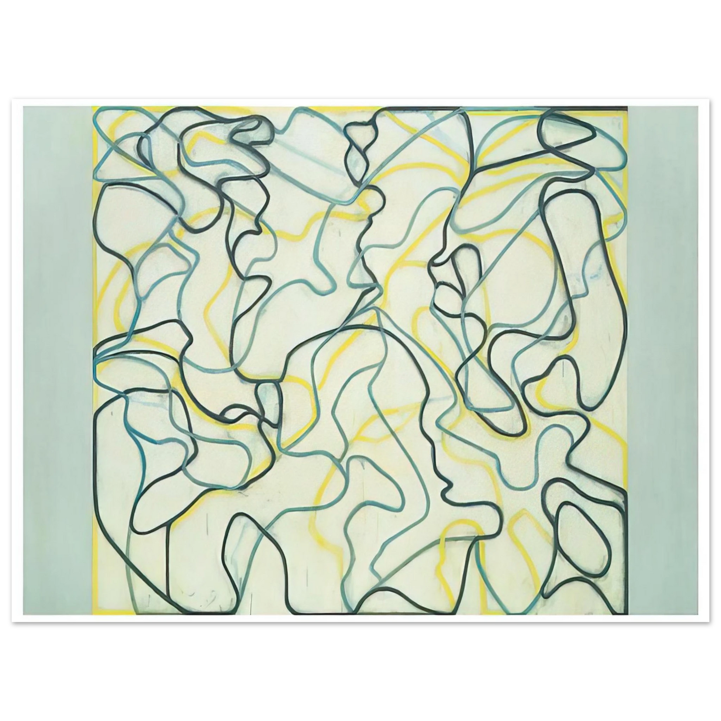 Brice Marden - Second Letter Zen Spring - 2009 75x100 cm / 30x40inches Fine Art Poster