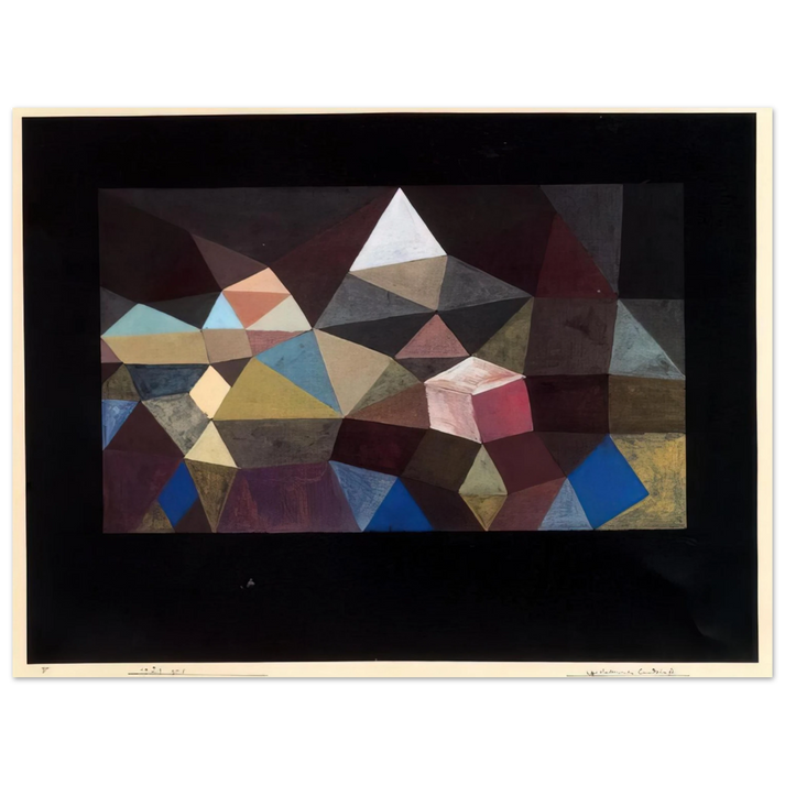 Paul Klee - CRYSTALLINE LANDSCAPE 1929 75x100 cm / 30x40inches Fine Art Poster