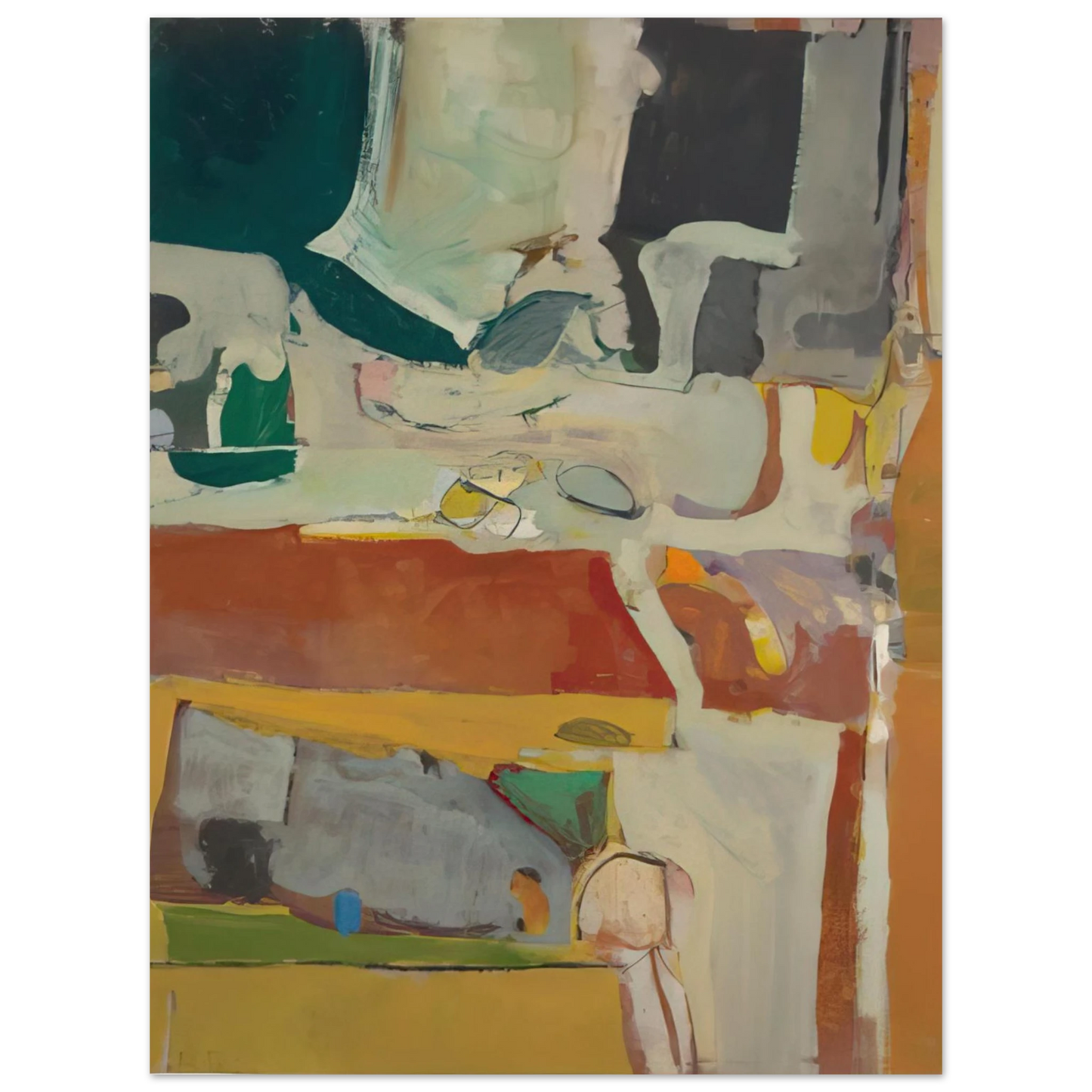 Richard Diebenkorn - Urbana #4 75x100 cm / 30x40inches Fine Art Poster