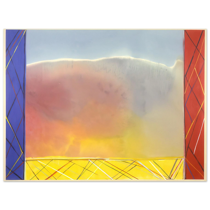 Ronnie Landfield - Winds Of Samoa - 1988 75x100 cm / 30x40inches Fine Art Poster