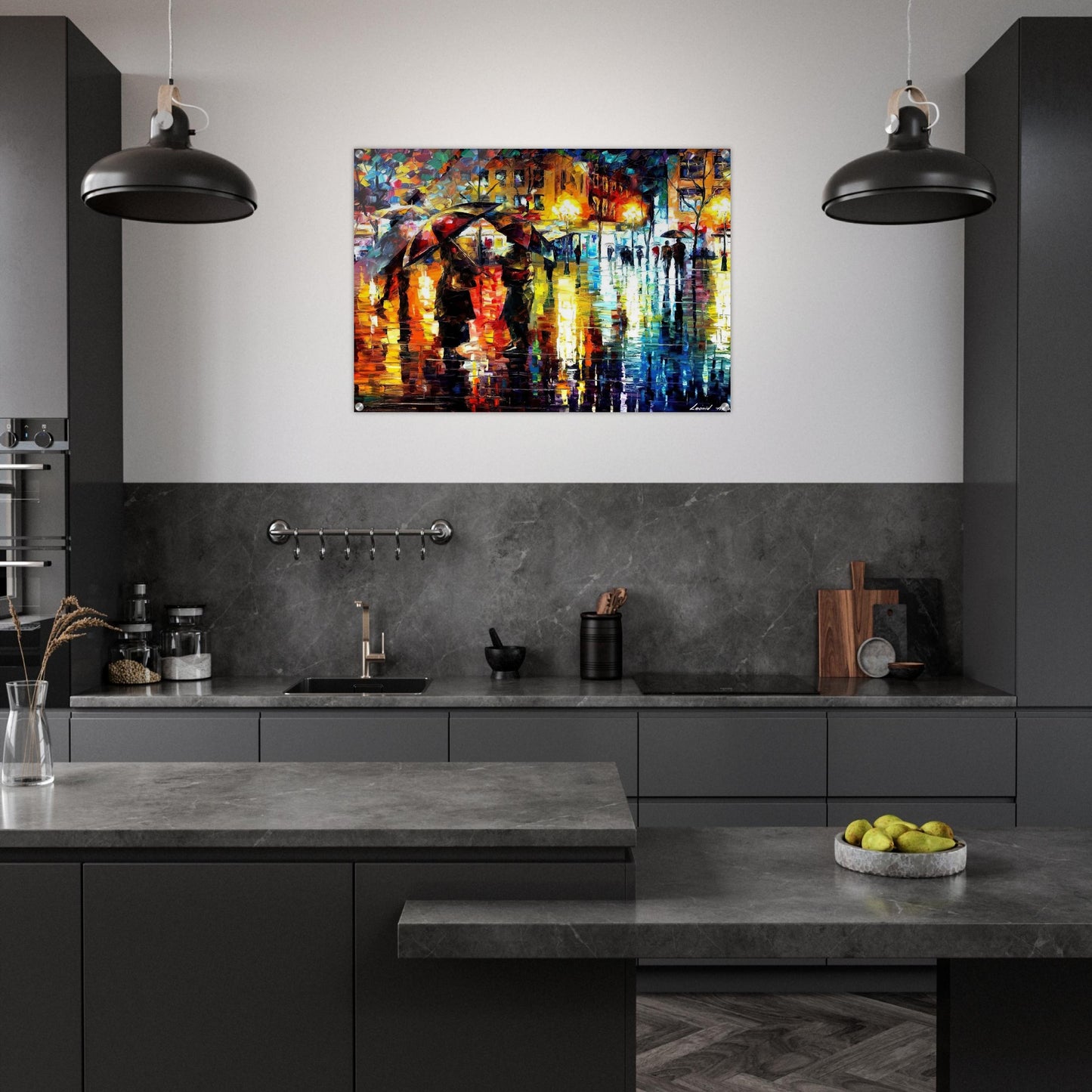 Leonid Afremov - Leonid Afremov Acrylic Print - 70x100 cm / 28x40″ inches