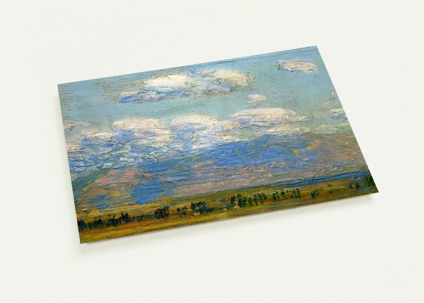 Mountain Home, Idaho By Childe Hassam Pack of 10 Post Cards | Childe Hassam Post Cards | A6 (10.5 x 14.8 cm) - 4.1 x 5.8 inches