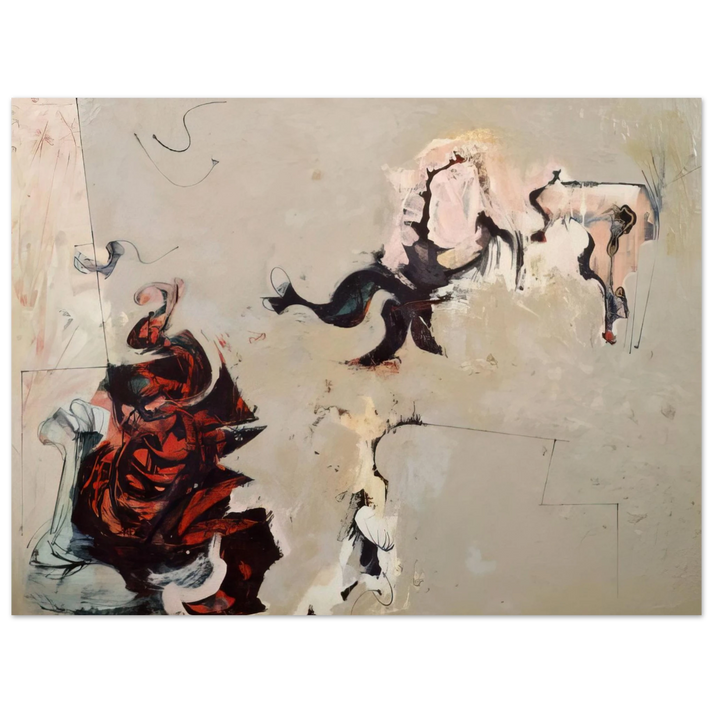 Giorgio Cavallon - Untitled - 1959 75x100 cm / 30x40inches Fine Art Poster