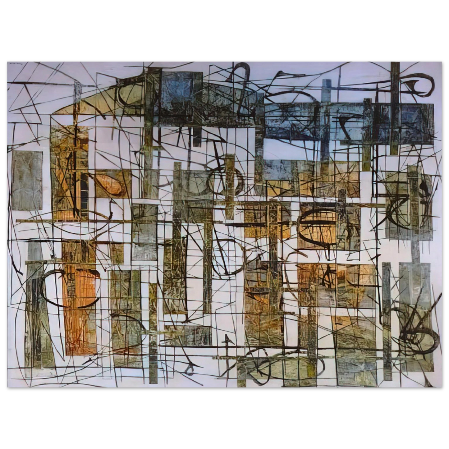 Jimmy Ernst - Lookscape - 1952 75x100 cm / 30x40inches Fine Art Poster