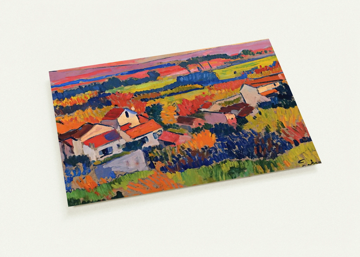 LANDSCAPE NEAR CHATOU 1904 1 By Andre Derain Pack of 10 Post Cards | Andre Derain Post Cards | A6 (10.5 x 14.8 cm) - 4.1 x 5.8 inches
