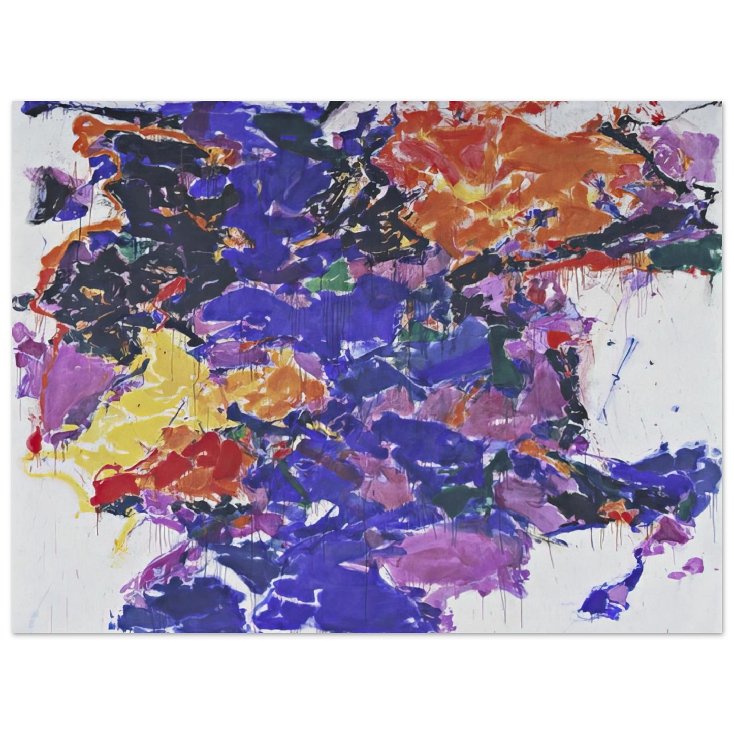Sam Francis - Towards Disappearance II 75x100 cm / 30x40inches Fine Art Poster