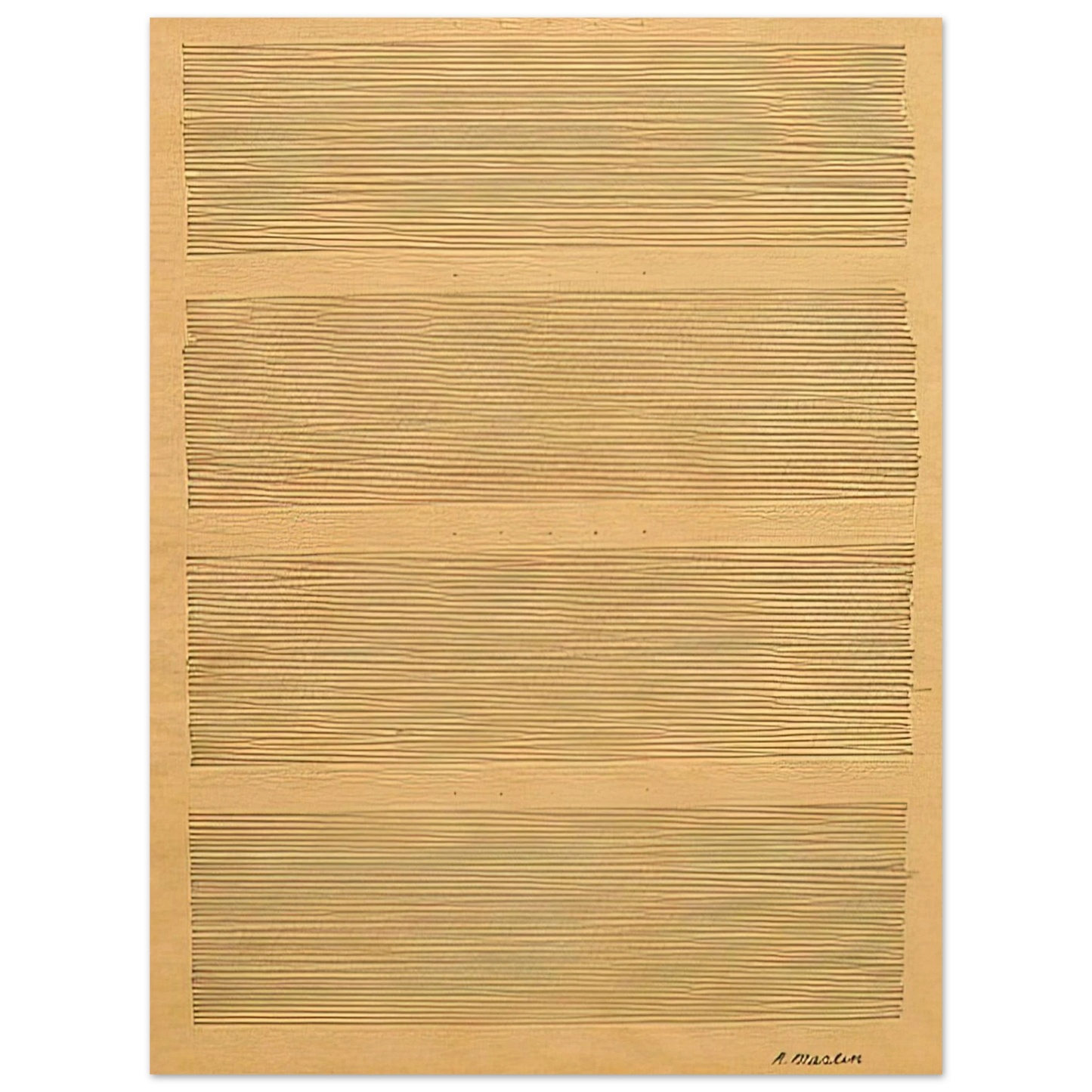 Agnes Martin - Morning Star 75x100 cm / 30x40inches Fine Art Poster