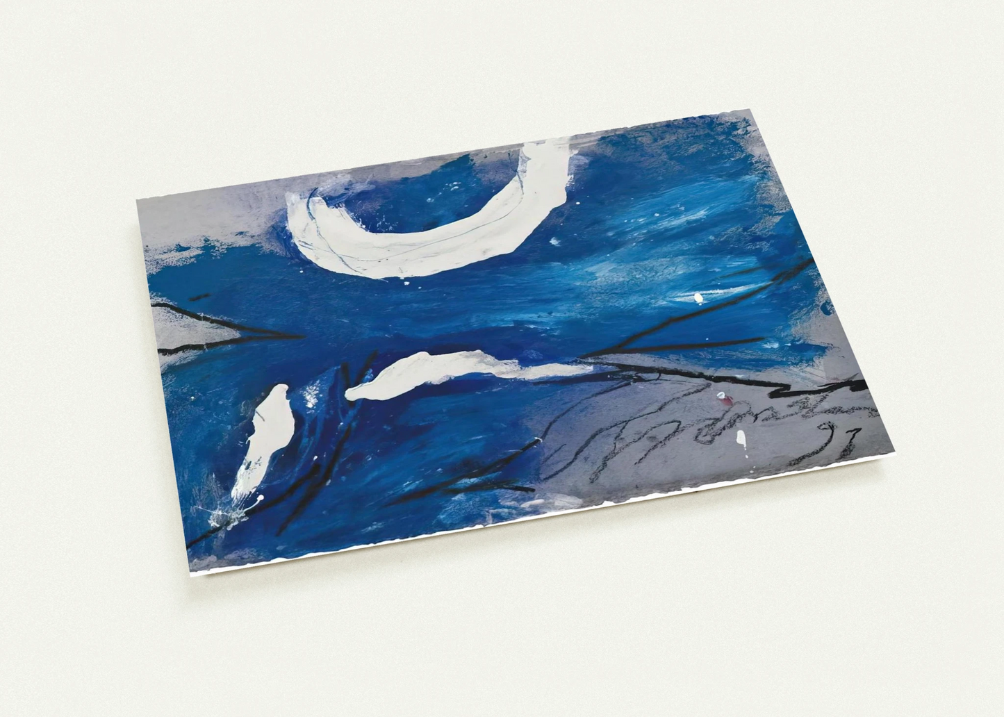 GG-10 - 1991 By Emil Schumacher Pack of 10 Post Cards | Emil Schumacher Post Cards | A6 (10.5 x 14.8 cm) - 4.1 x 5.8 inches