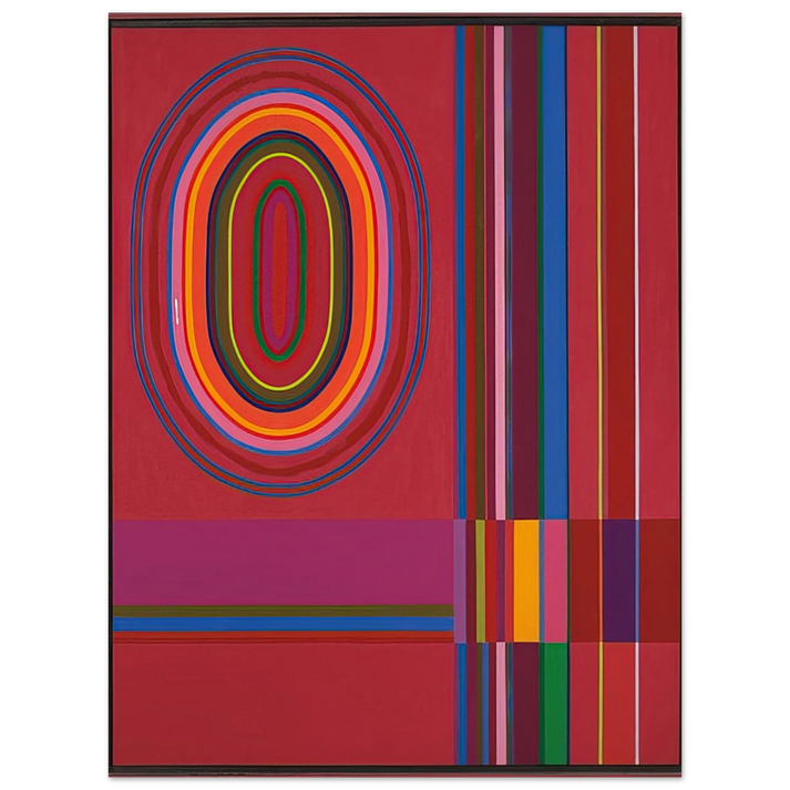 John Ferren - Red Rose - 1966 75x100 cm / 30x40inches Fine Art Poster