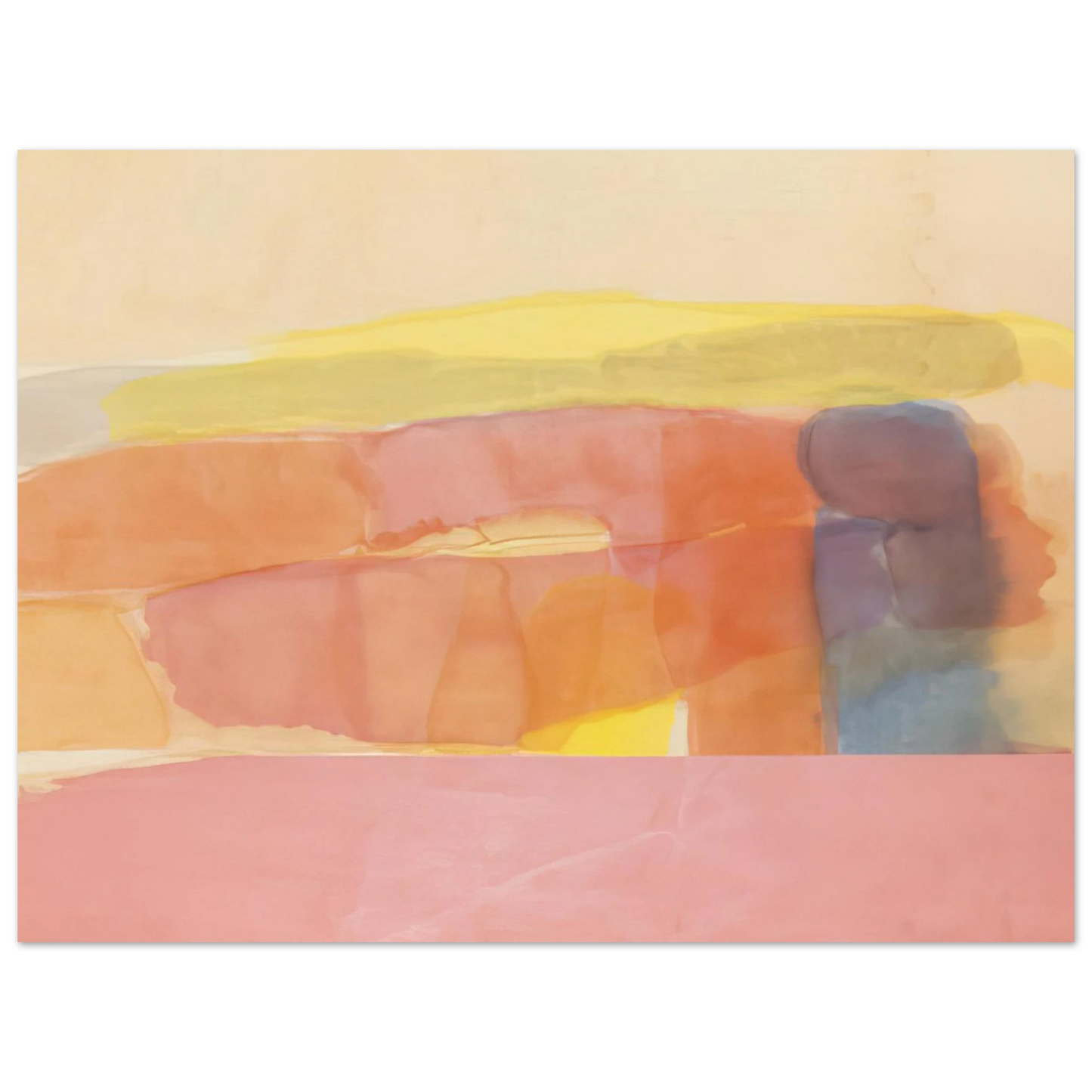 Ronnie Landfield - First Path - 1978 75x100 cm / 30x40inches Fine Art Poster