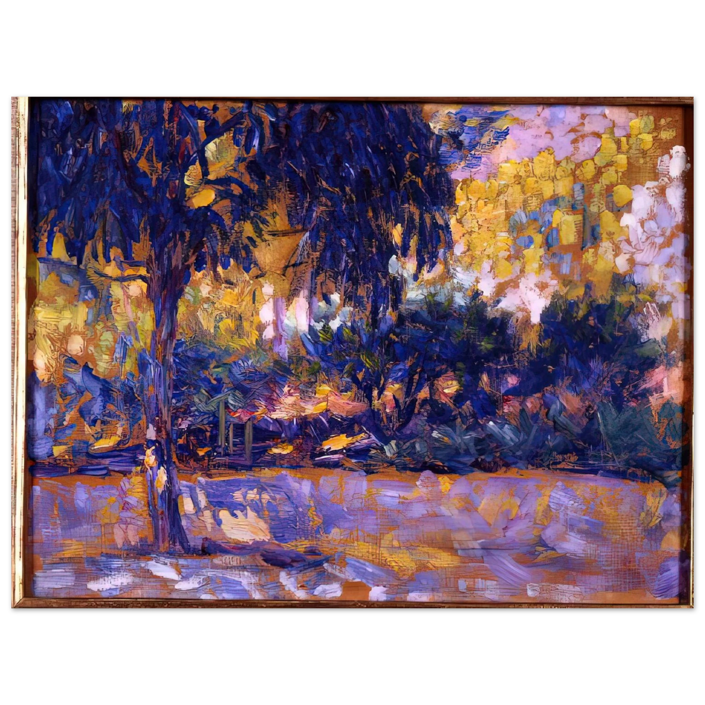 Henri Matisse - LANDSCAPE WITH EUCALYPTUS TREES AND RIVER TREES IN FRONT OF A RIVER 1908 75x100 cm / 30x40inches Fine Art Poster