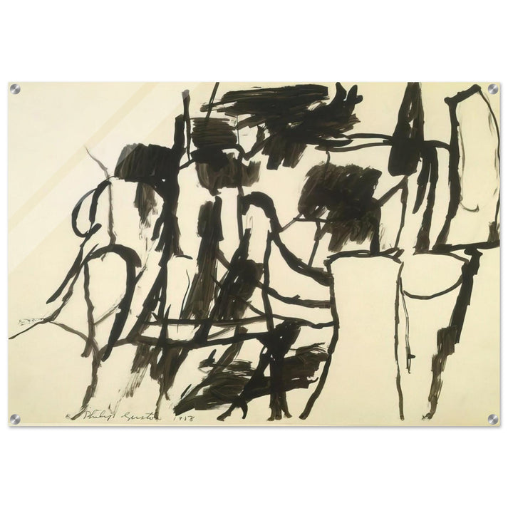 UNTITLED 4 - Philip Guston Acrylic Print - 70x100 cm / 28x40″ inches | Philip Guston Wall Art | Philip Guston Prints