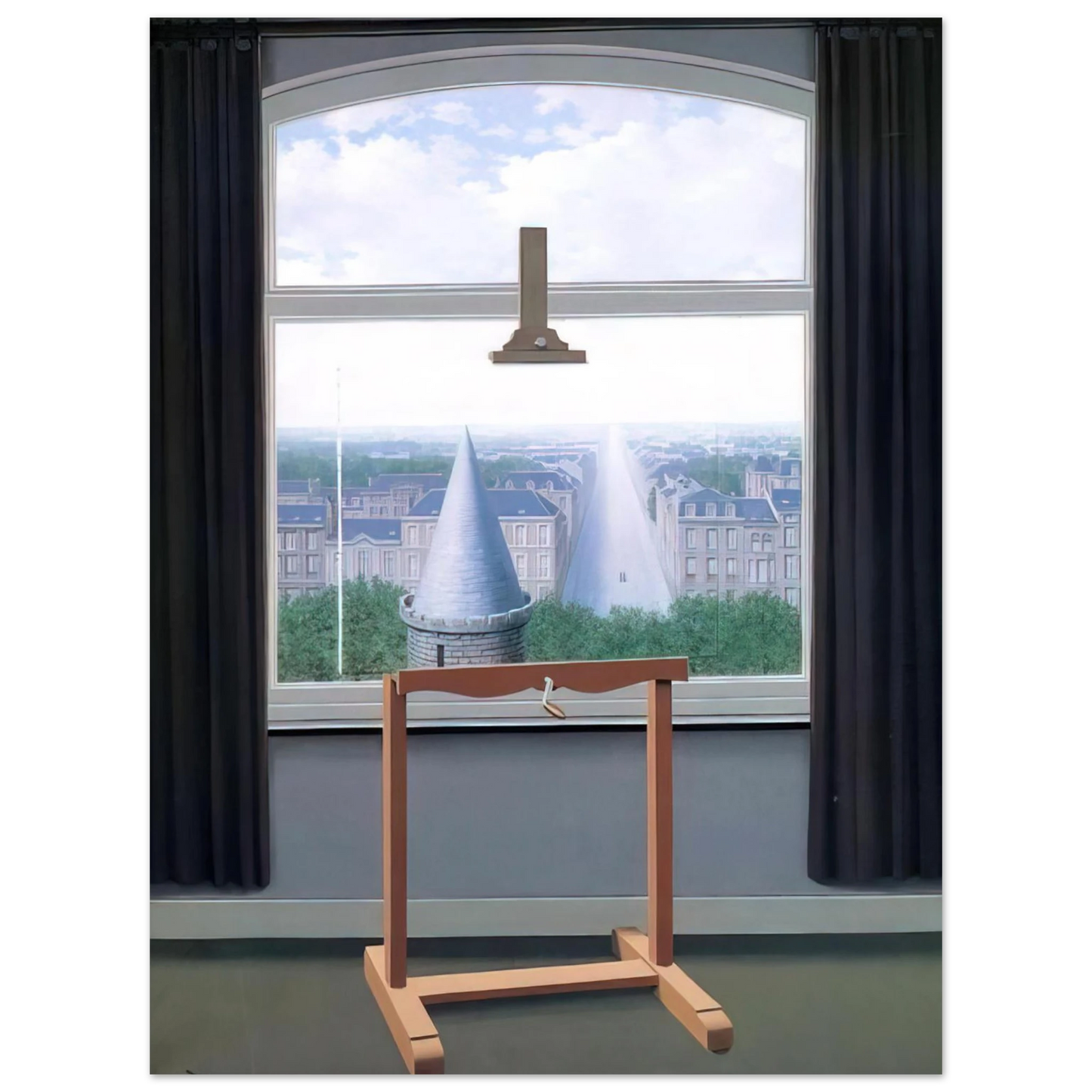 Rene Magritte - WHERE EUCLIDE WALKED 1955 75x100 cm / 30x40inches Fine Art Poster