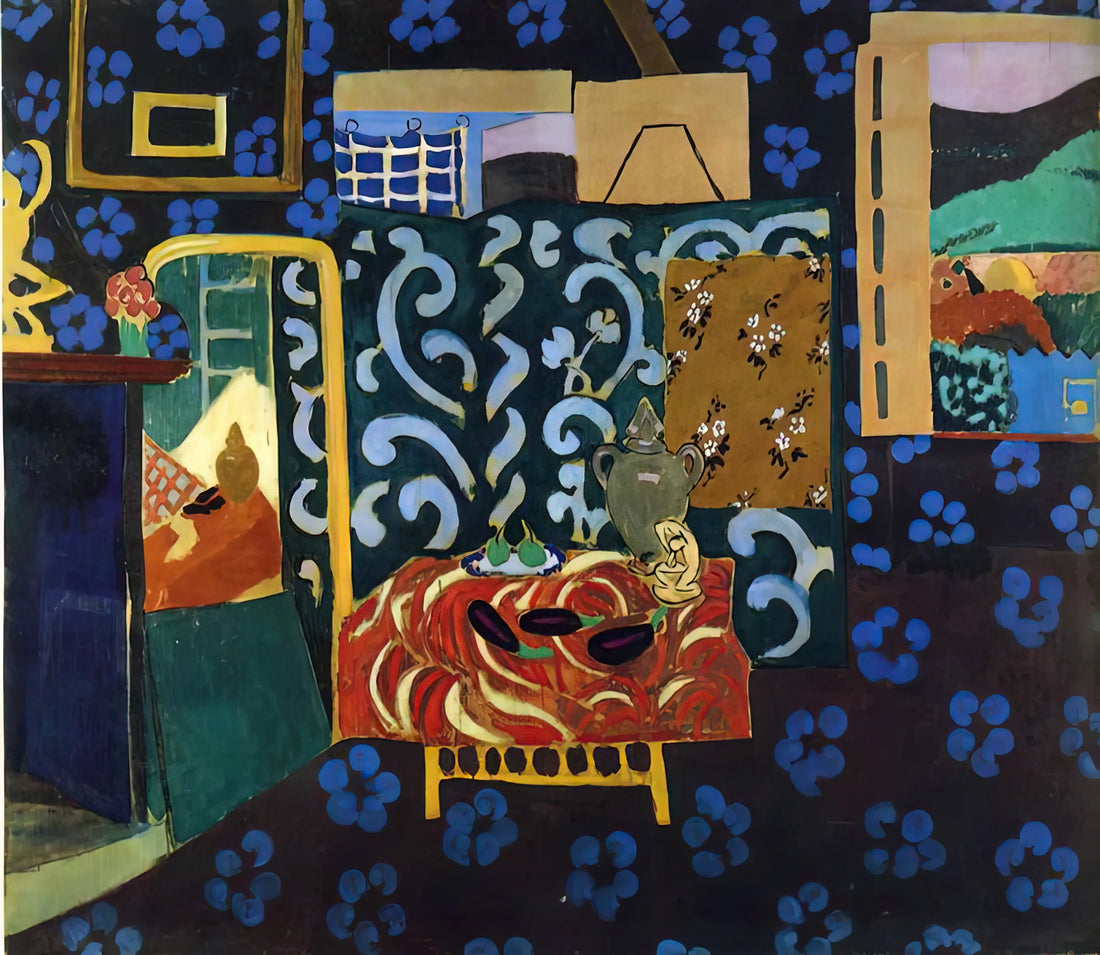 1001 Nights Matisse: The Orientalist Dream in Modernist Color - STILL LIFE WITH AUBERGINES 1911 by Henri Matisse