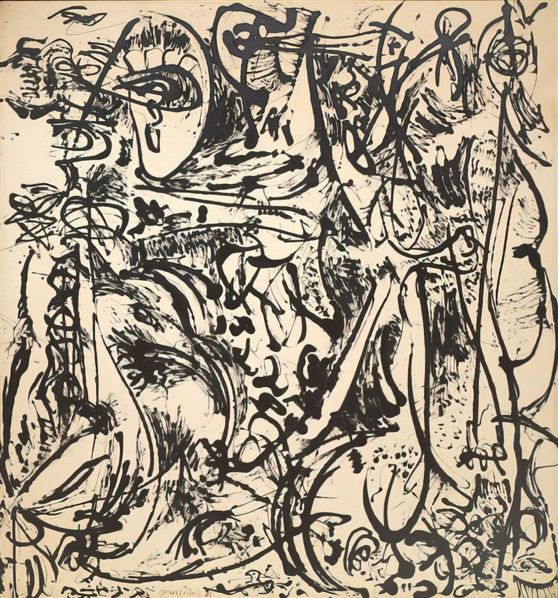 Abstract Expressionism and Jackson Pollock: The Revolutionary Force in Modern Art - ECHO 1951 by Jackson Pollock