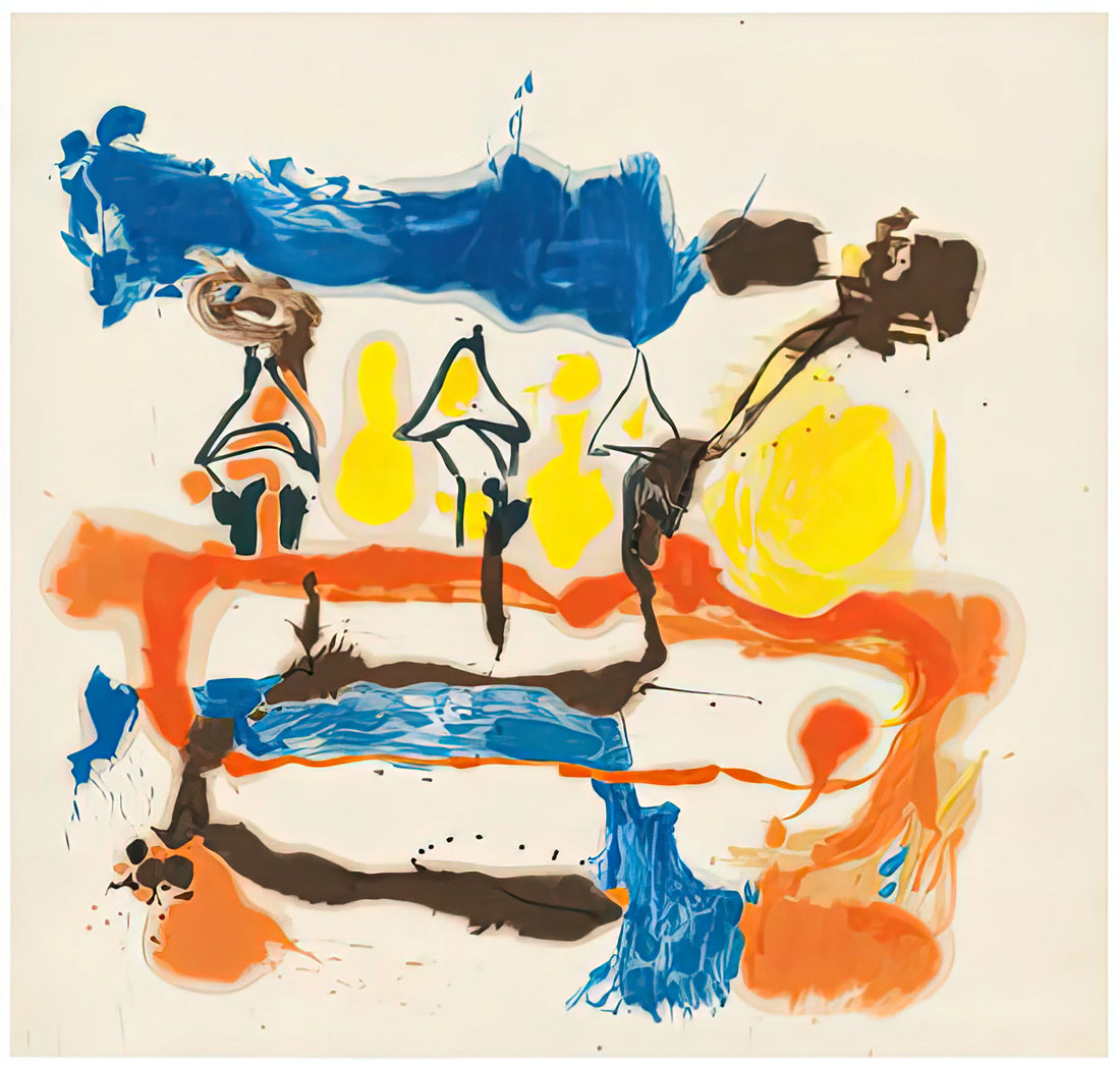 Abstract Helen Frankenthaler: The Revolutionary Soak-Stain Technique That Transformed American Art - Fable, 1961- by Helen Frankenthaler