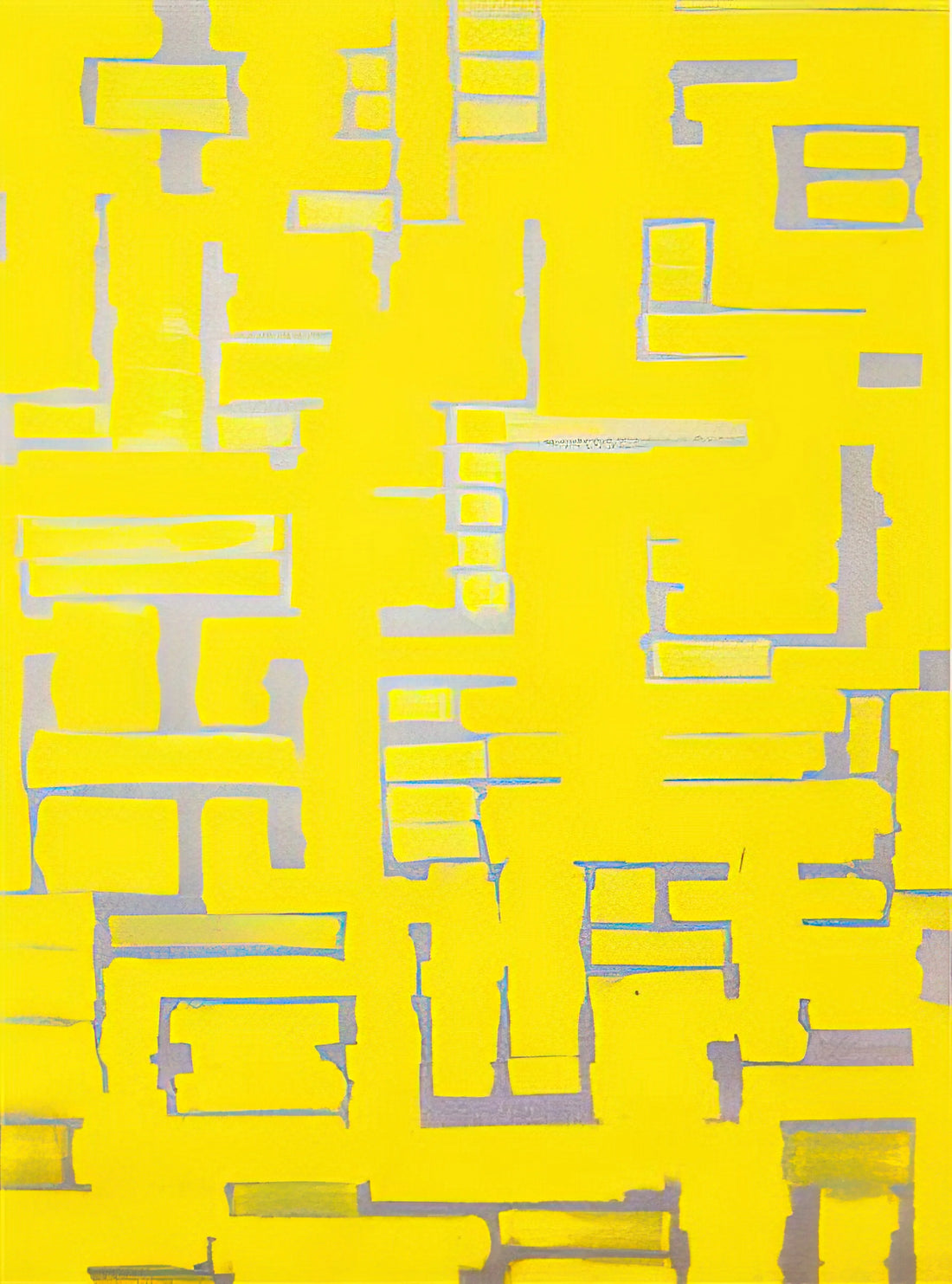 Ad Reinhardt Paintings for Sale: A Collector's Guide to Minimalist Masterpieces - Untitled Yellow and White - 1950 by Ad Reinhardt