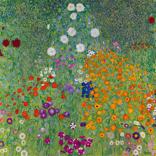Adele Bloch-Bauer I: The Golden Portrait That Defined Gustav Klimt's Legacy - BLUMENGARTEN 1907 by Gustav Klimt