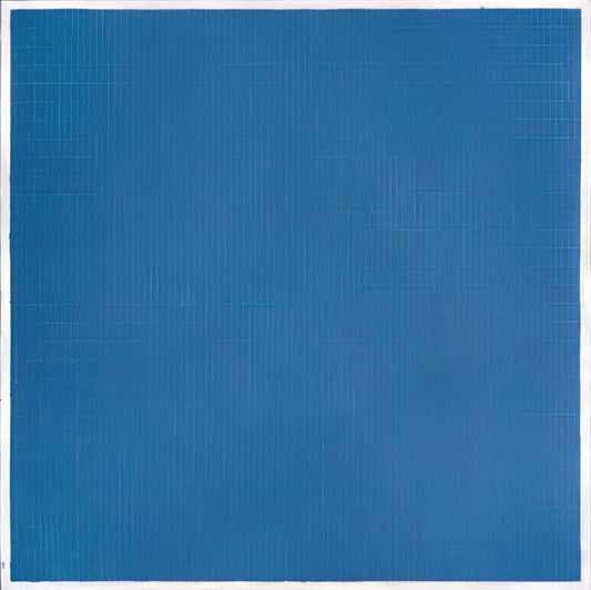 Agnes Martin Works on Paper: The Ethereal Geometry of a Modern Master - Night Sea by Agnes Martin