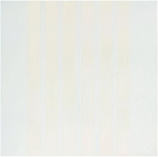 Agnes Martin's Night Sea: A Meditative Masterpiece of Minimalist Abstraction - Untitled #0 by Agnes Martin