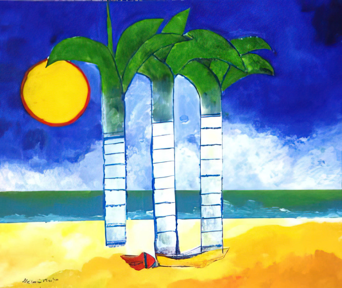 Aldemir Martins Obras Famosas: Um Guia do Conhecedor para Suas Obras Mais Icônicas - Paisagem - Naïve Art Primitivism by Aldemir Martins