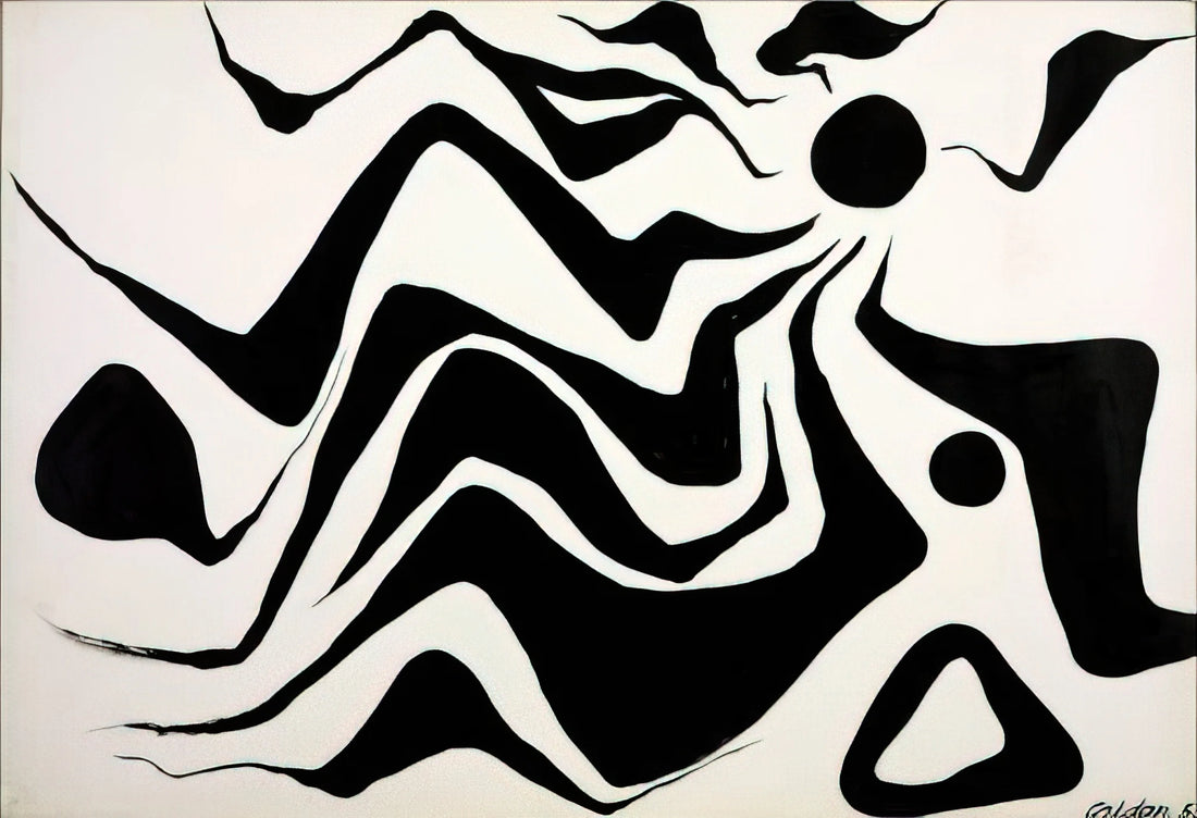 Alexander Calder Art: The Kinetic Visionary Who Sculpted Motion - BLACK SUN 1953 by Alexander Calder