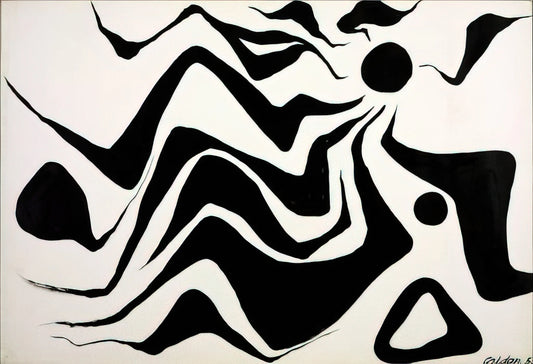 Alexander Calder at SFMOMA: A Kinetic Legacy Unveiled - BLACK SUN 1953 by Alexander Calder