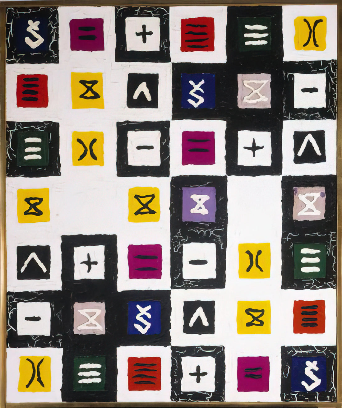 Alfred Jensen Posters: Mapping the Logic of Modern Abstraction - The Great Mystery II - 1960 by Alfred Jensen