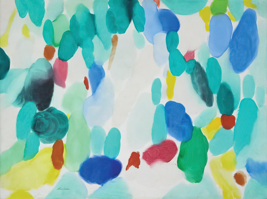 Alice Baber Brushed Aluminum Print: The Ultimate Guide to Her Luminous Abstract Art - Piper's Near by Alice Baber