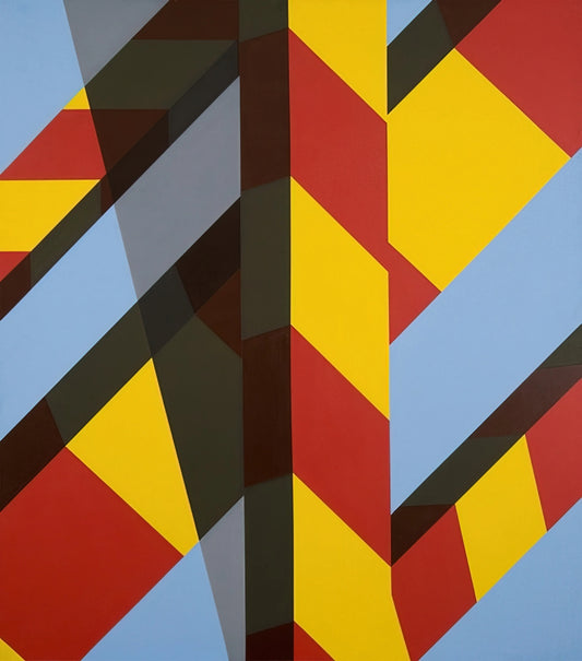 Allan D'Arcangelo: The Visionary Pop Artist Who Redefined American Landscapes - Landscape BB - 1974 by Allan D Arcangelo