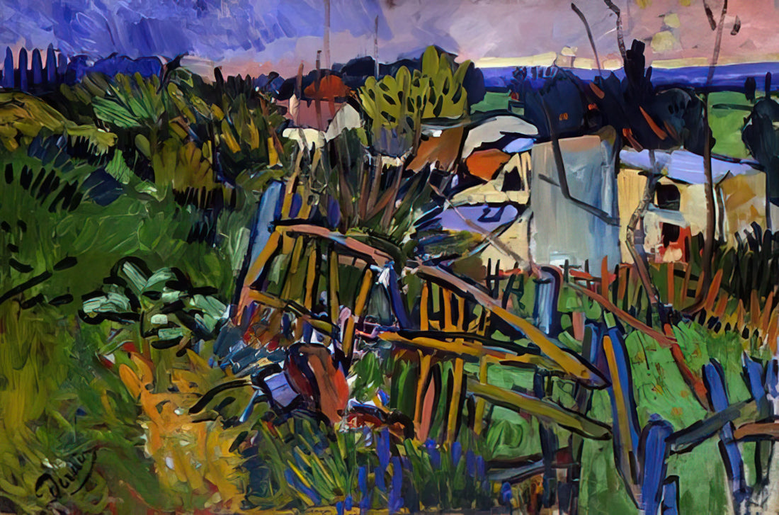 André Derain's Most Famous Painting: A Journey Through Fauvism's Revolutionary Vision - LANDSCAPE 1906 by Andre Derain